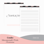 COMBO Marmorizado Preto Feminino – 5 Modelos (Pamella) - Imagem 8