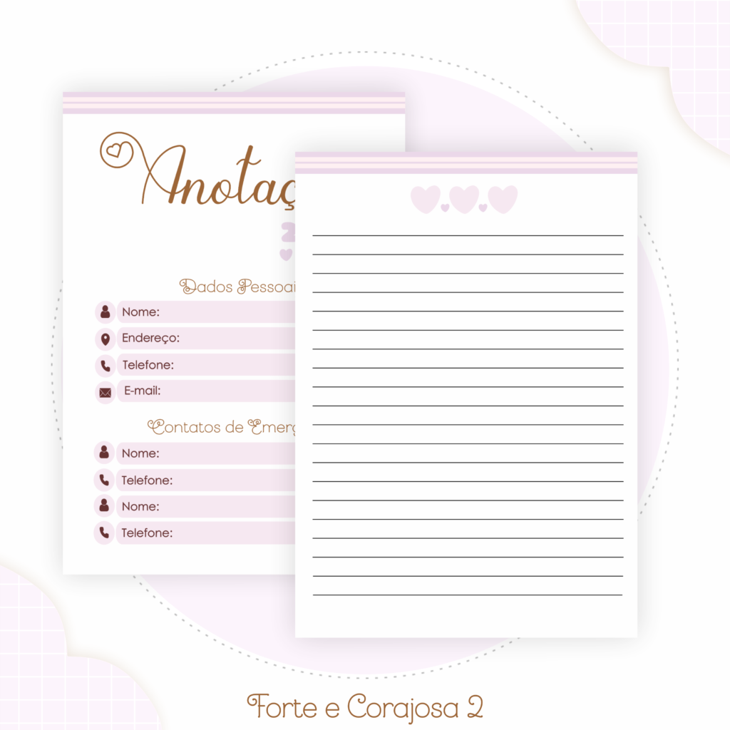 Kit CRISTÃO - Forte e Corajosa 2 (Pamella) - Imagem 8