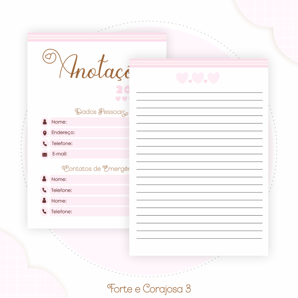 Kit CRISTÃO - Forte e Corajosa 3 (Pamella) - Imagem 9