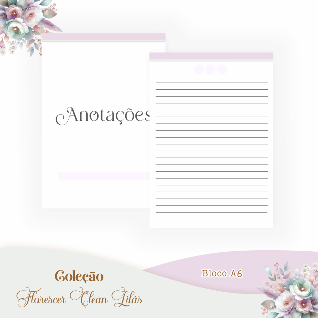 COMBO Florescer Clean Lilás – 5 Modelos (Pamella) - Imagem 8