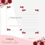 COMBO Marsala Luxo Alfabeto – 5 Modelos (Pamella) - Imagem 8