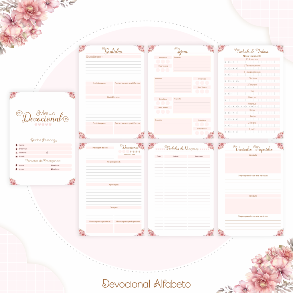 Kit CRISTÃO - Devocional Alfabeto (Pamella) - Imagem 9