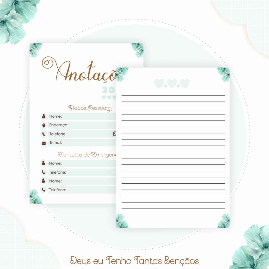 Kit CRISTÃO - Deus Eu Tenho Tantas Bençãoes (Pamella) - Imagem 9