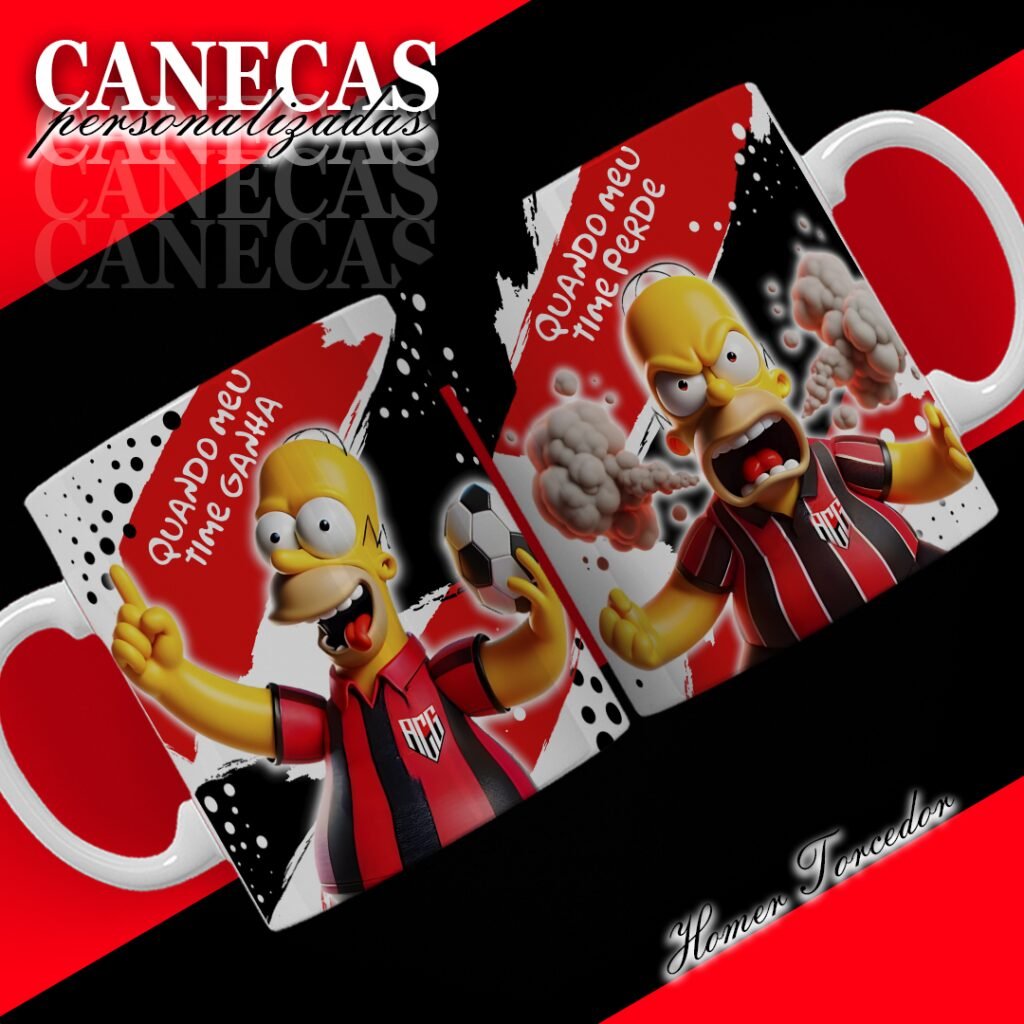 HOMER TORCEDOR - Simpsons (Adilson) - Imagem 2