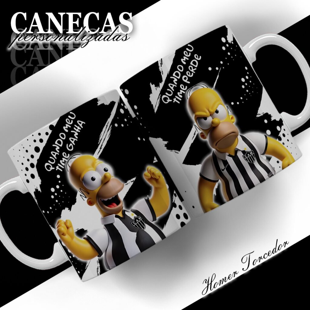 HOMER TORCEDOR - Simpsons (Adilson) - Imagem 3