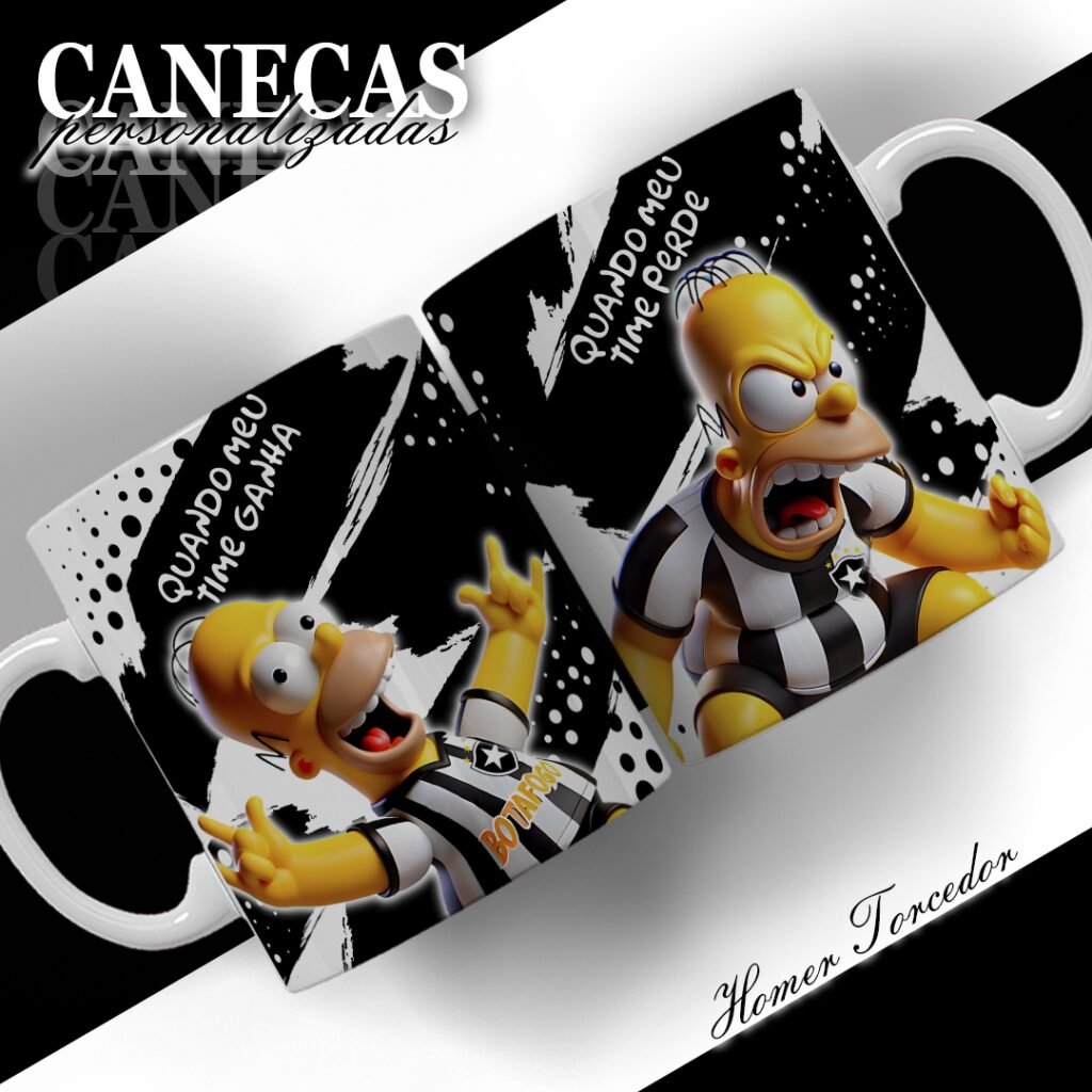 HOMER TORCEDOR - Simpsons (Adilson) - Imagem 6