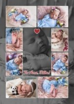 COMBO 2 Quadro Fotos - Bebê em PSD - Imagem 4