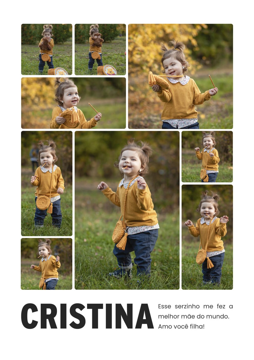 COMBO 2 Quadro Fotos - Bebê em PSD - Imagem 9