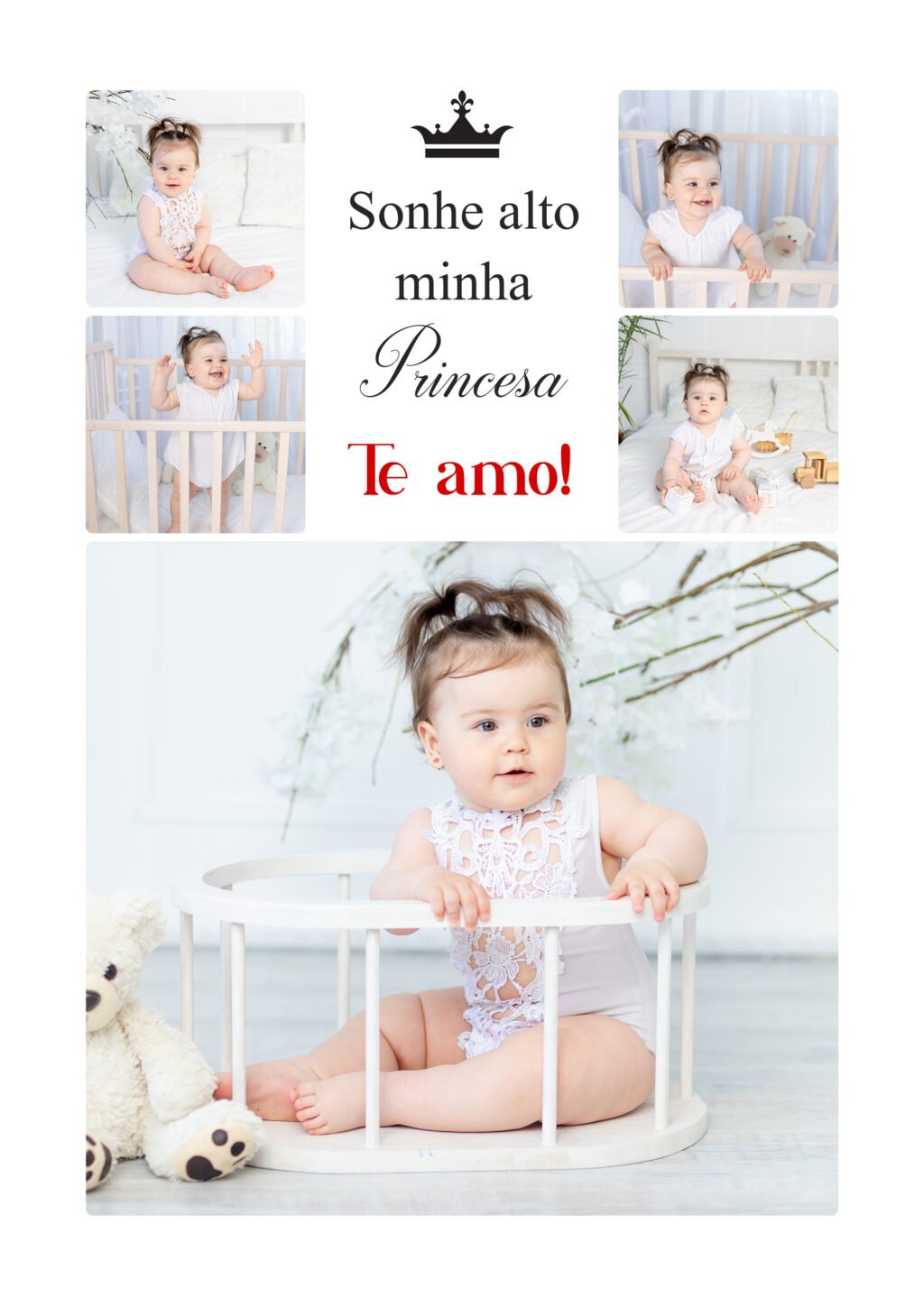 COMBO 2 Quadro Fotos - Bebê em PSD - Imagem 10