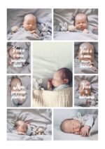 COMBO 2 Quadro Fotos - Bebê em PSD - Imagem 12