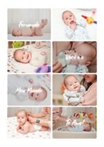 COMBO 2 Quadro Fotos - Bebê em PSD - Imagem 14