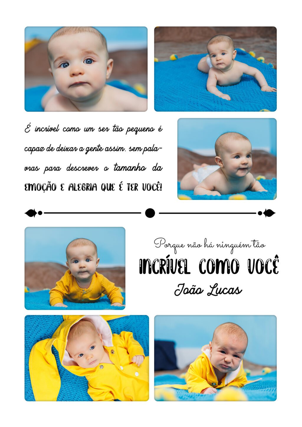 COMBO 2 Quadro Fotos - Bebê em PSD - Imagem 16