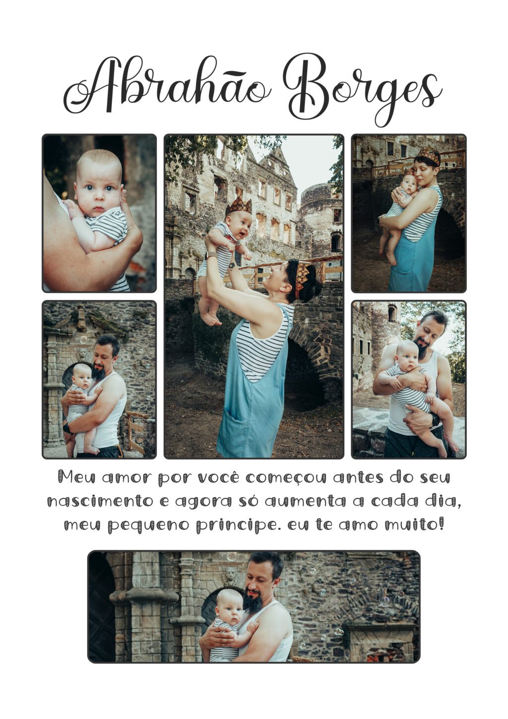 COMBO 2 Quadro Fotos - Bebê em PSD - Imagem 17