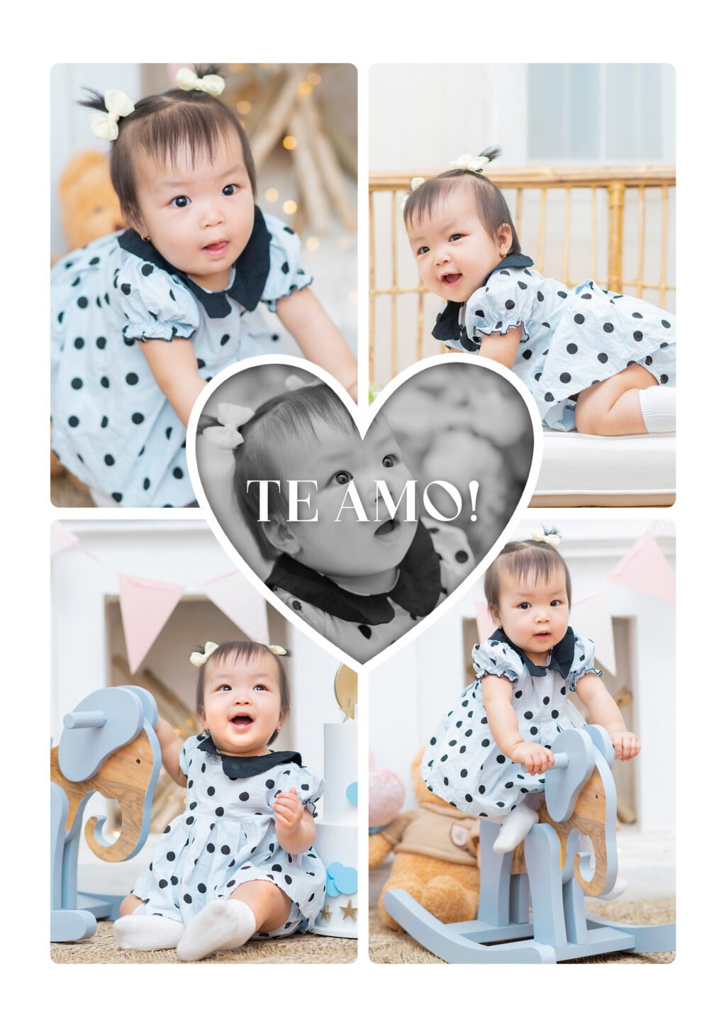 COMBO 2 Quadro Fotos - Bebê em PSD - Imagem 19