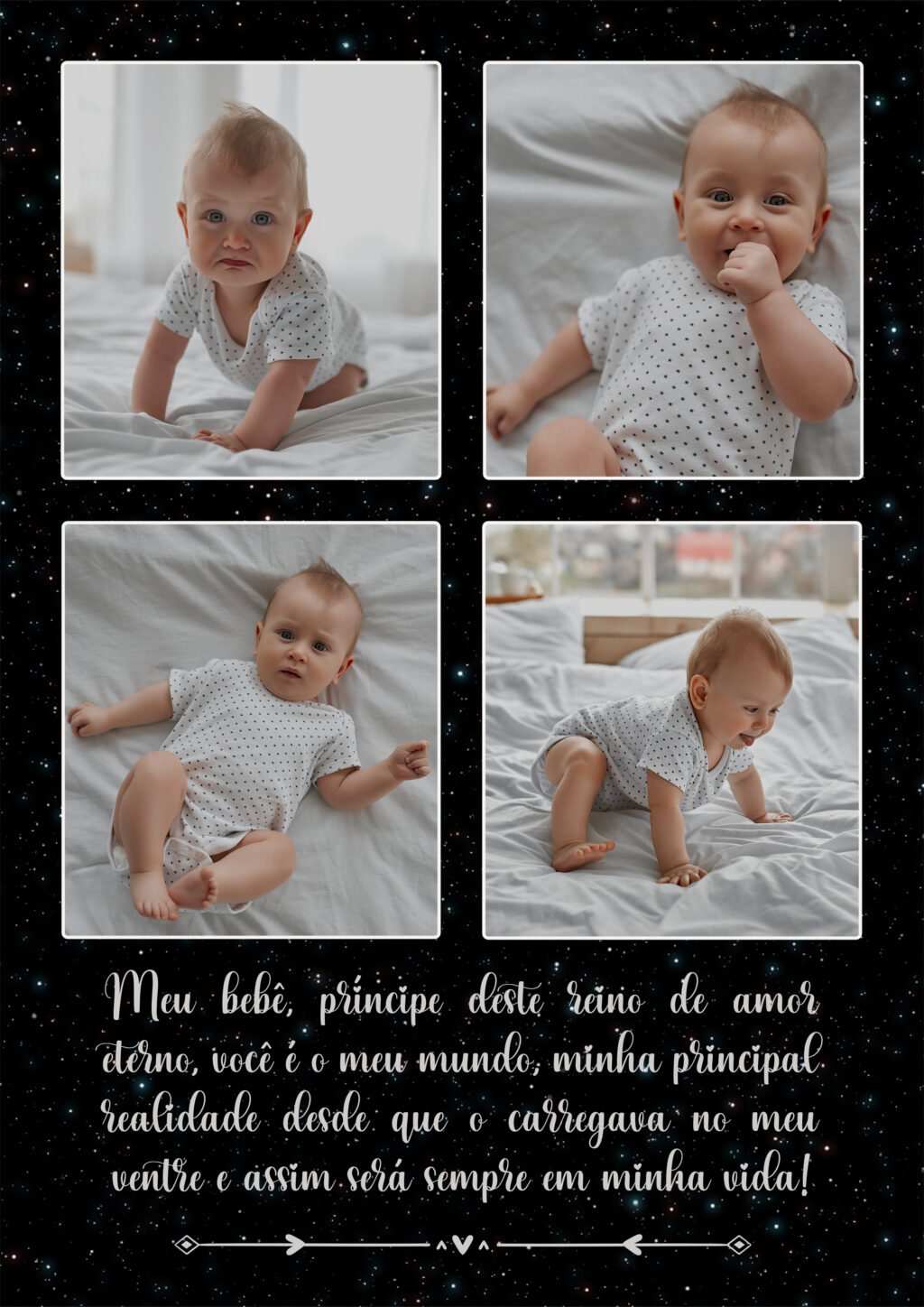 COMBO 2 Quadro Fotos - Bebê em PSD - Imagem 24