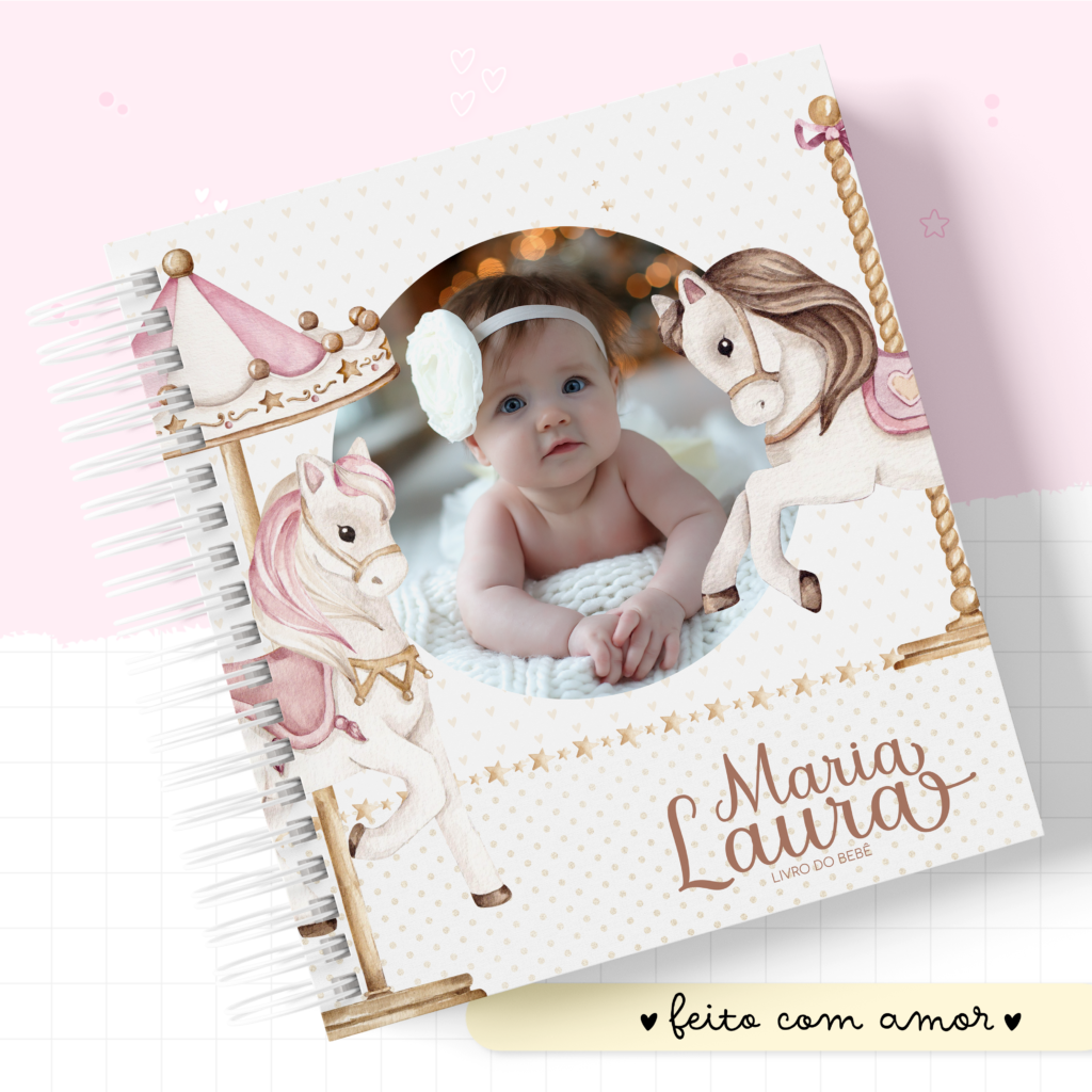 Carrossel Menina - Kit Maternidade - Imagem 5