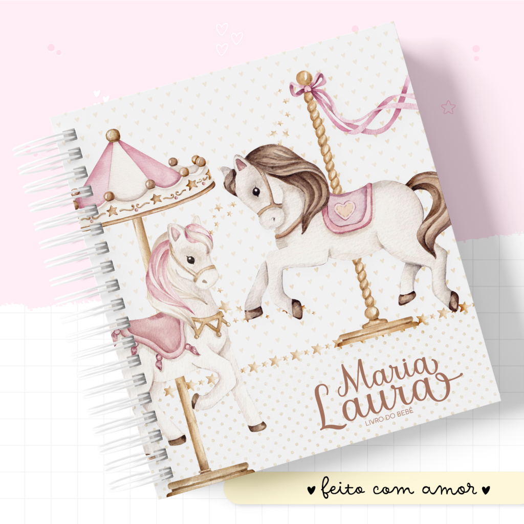 Carrossel Menina - Kit Maternidade - Imagem 6