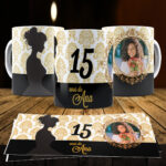 15 Anos Silhueta - 6 Artes para Canecas - Imagem 6