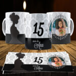15 Anos Silhueta - 6 Artes para Canecas - Imagem 5