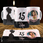 15 Anos Silhueta - 6 Artes para Canecas - Imagem 4