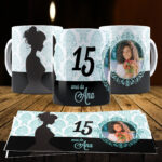 15 Anos Silhueta - 6 Artes para Canecas - Imagem 3