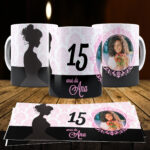 15 Anos Silhueta - 6 Artes para Canecas - Imagem 2