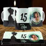 15 Anos Silhueta - 6 Artes para Canecas