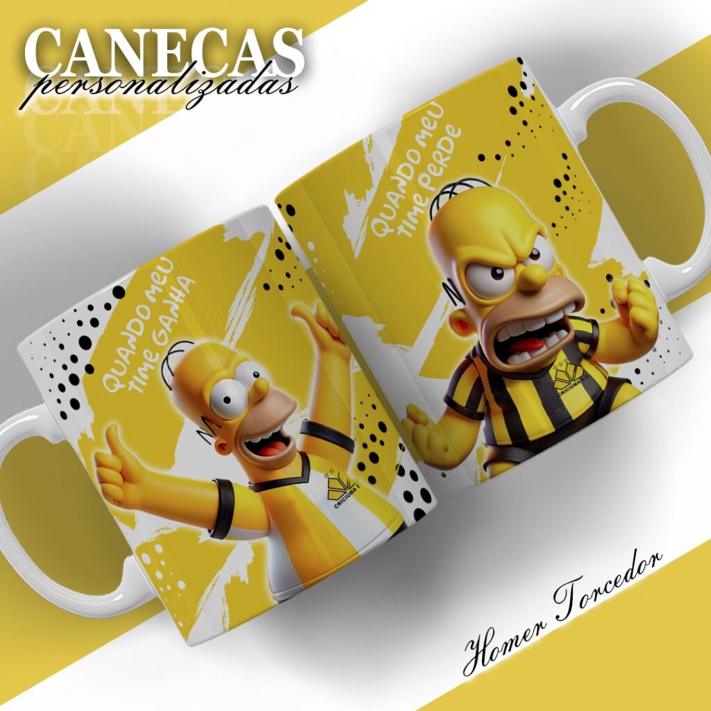 HOMER TORCEDOR - Simpsons (Adilson) - Imagem 8