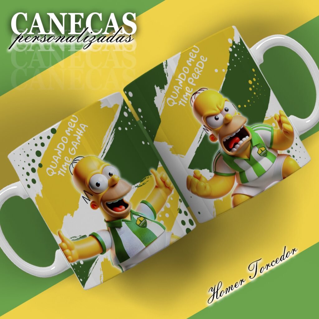 HOMER TORCEDOR - Simpsons (Adilson) - Imagem 10