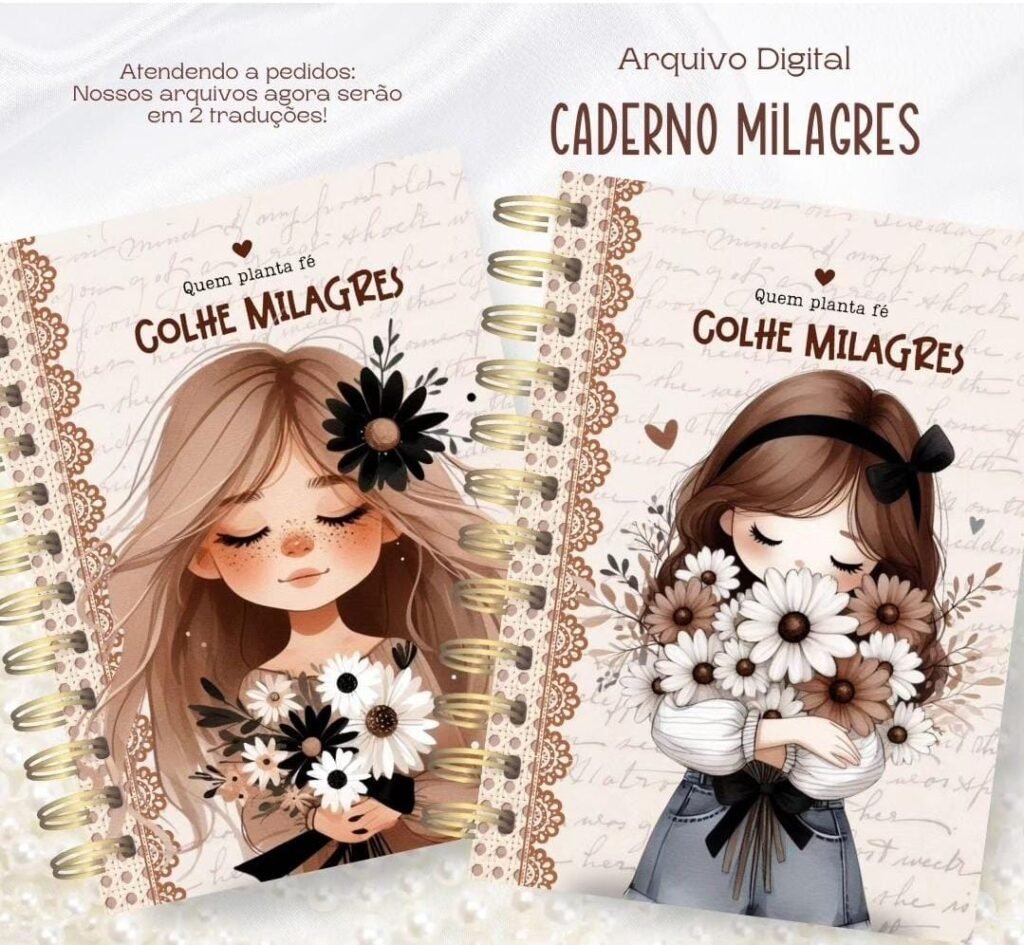Caderno Milagres (Encaderna com Amor) - Imagem 1