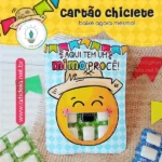 FREEBIE - Cartão Chiclete Junino - São João (Art Ideia)