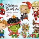 Super-herói de natal - Kit Digital