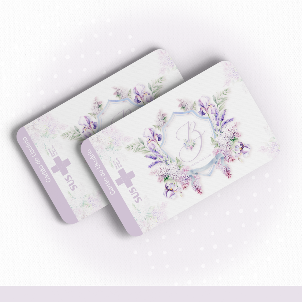 Floral Lilás 2 - COMBO Maternidade Monogramas (Papel Amado) - Imagem 5