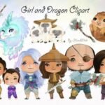 Girl and Dragon - Kit Digital