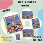 COMBO Herois | Batman | Capitão América | Flash | Homem Aranha | Homem de Ferro | Huck | SuperMan | Thor (Fuxicando Arte)