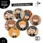Kit Digital – Harry Potter Buttons