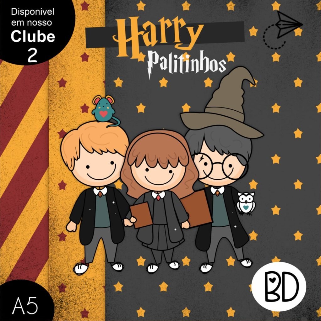 Harry Potter Palitinho Kit Digital – Harry Potter Palitinho - Imagem 1