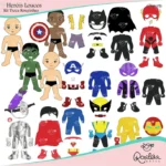 Heróis Loucos (Troca Roupa) - Kit Digital