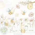 Bee – Abelhinha Ilustrações (Lolly Top)