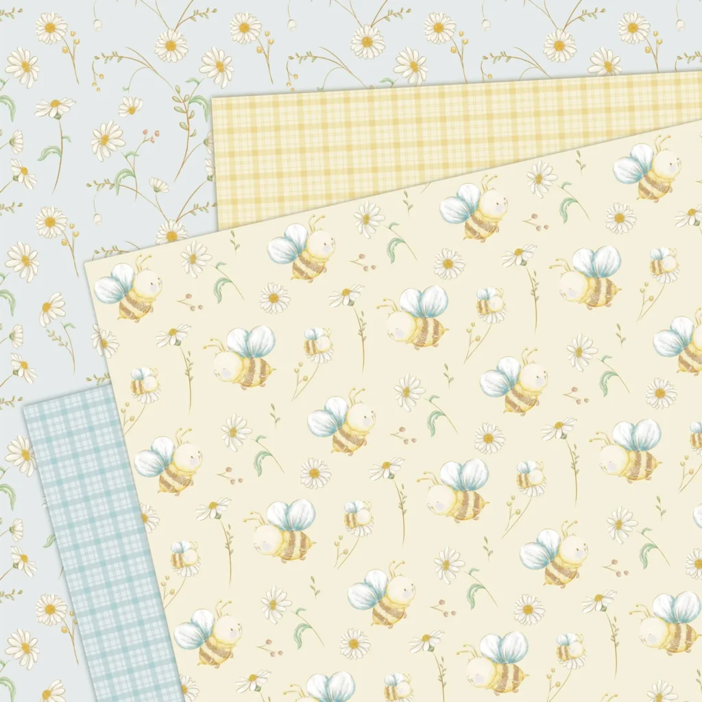 Bee – Abelhinha Papéis Digitais (Lolly Top) - Imagem 4