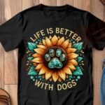 A vida é melhor com cachorros – Arte Avulsa Camisa