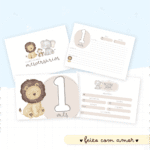 Animais Cute Menino - Kit Maternidade - Imagem 6