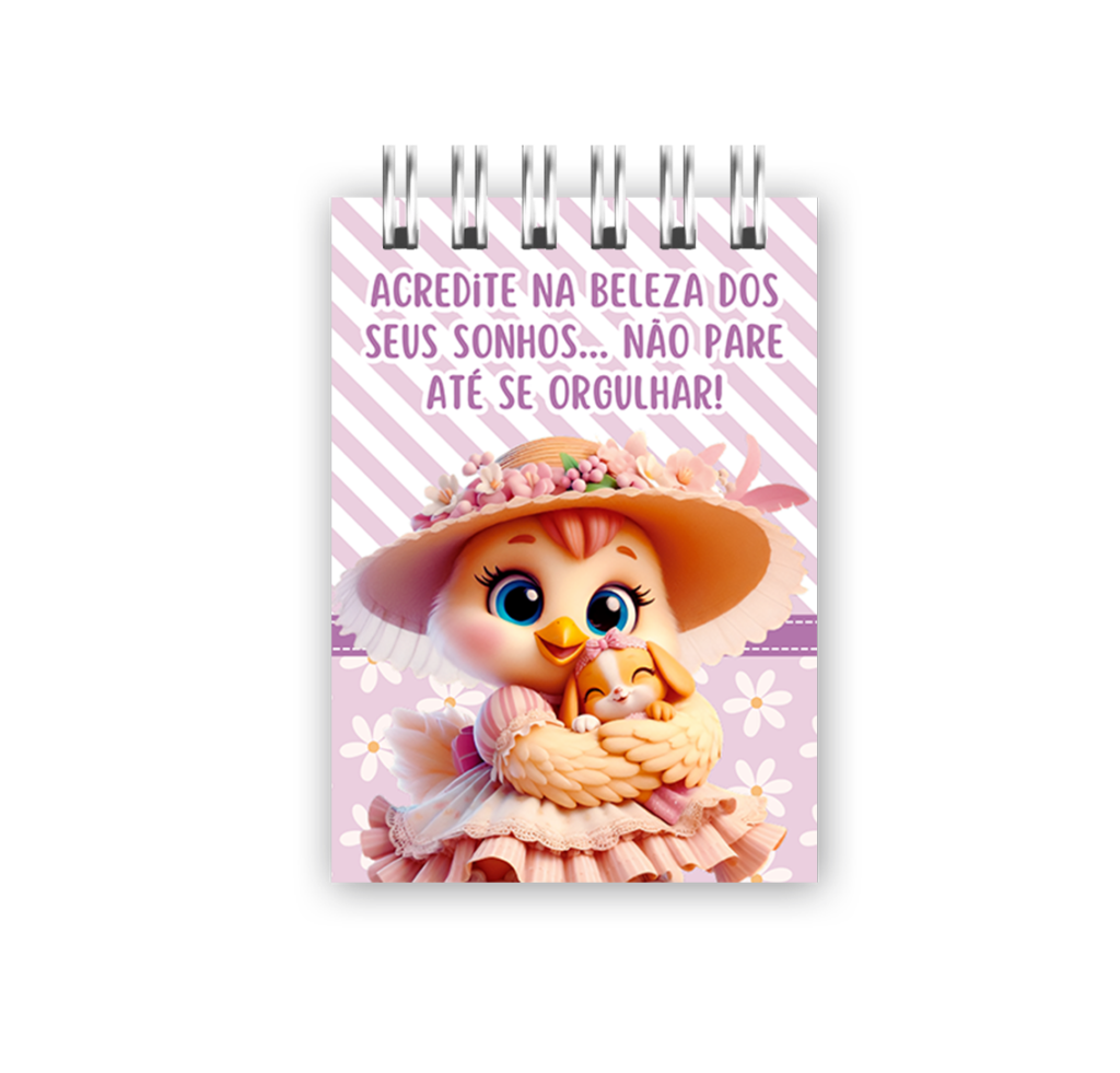 Kit Capas para Bloco A6 Cuddly Chicken (Nath) - Imagem 4