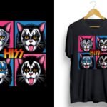 Meowtallica Kiss – Arte Avulsa Camisa