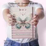Caderno Pautado A5 + Bloquinho A6 – Dreamy Boho N2 (Cute Corte)