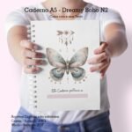 Caderno Pautado A5 + Bloquinho A6 – Dreamy Boho N2 (Cute Corte) - Imagem 4