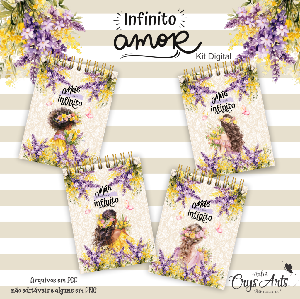 Kit Infinito Amor - Dia Das Mães (Crys Arts) - Imagem 3