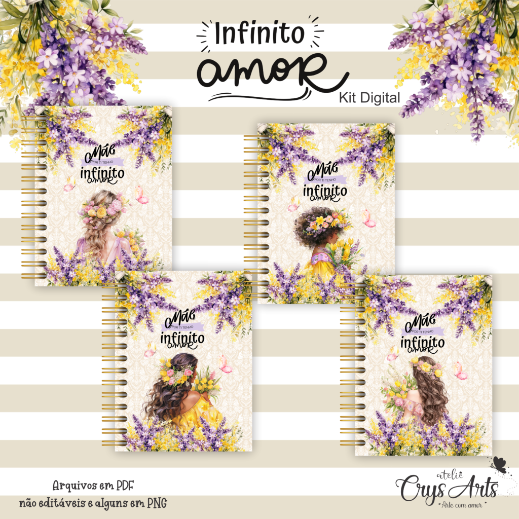 Kit Infinito Amor - Dia Das Mães (Crys Arts) - Imagem 1
