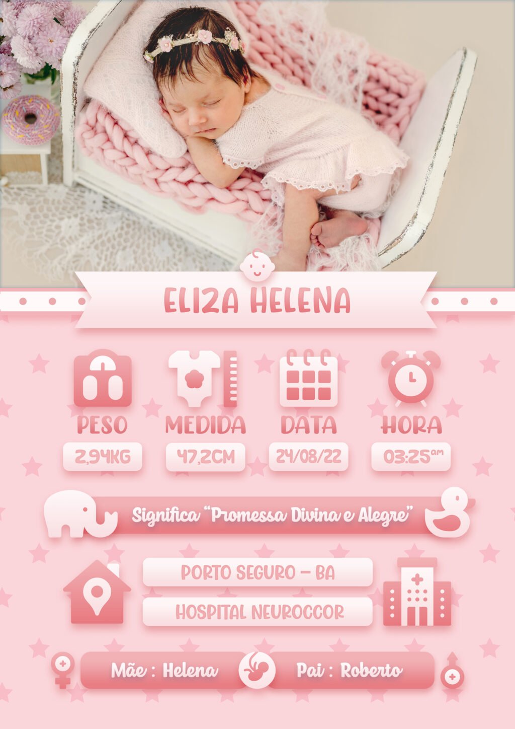 COMBO Quadro Fotos - Nascimento em PSD - Imagem 9