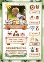 COMBO Quadro Fotos - Nascimento em PSD - Imagem 10